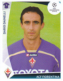 Dario Dainelli Fiorentina samolepka UEFA Champions League 2009/10 #316